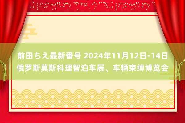 前田ちえ最新番号 2024年11月12日-14日俄罗斯莫斯科理智泊车展、车辆束缚博览会