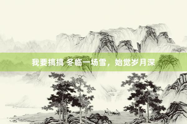 我要搞搞 冬临一场雪，始觉岁月深